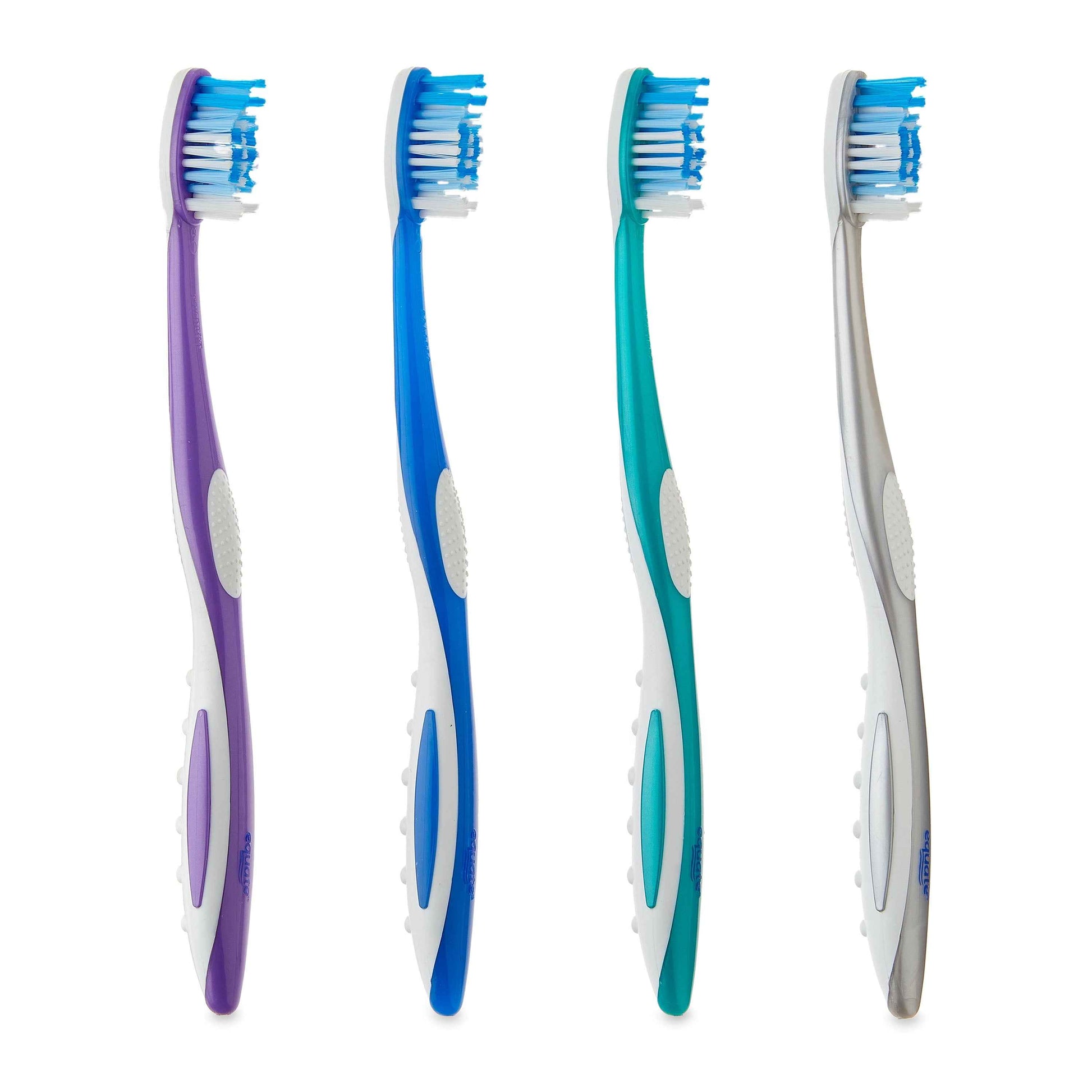 Equate Rotation Manual Toothbrush with Tongue & Cheek Cleaner, Soft Bristles (4 Count)
