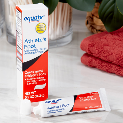 Equate Athlete's Foot Antifungal Cream, 0.5 oz Equate