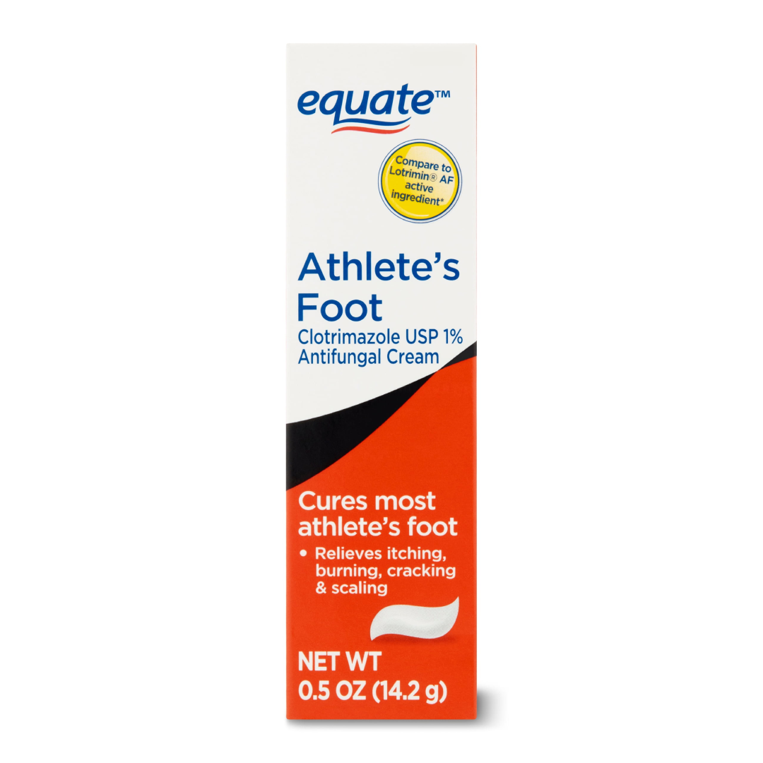 Equate Athlete's Foot Antifungal Cream, 0.5 oz Equate