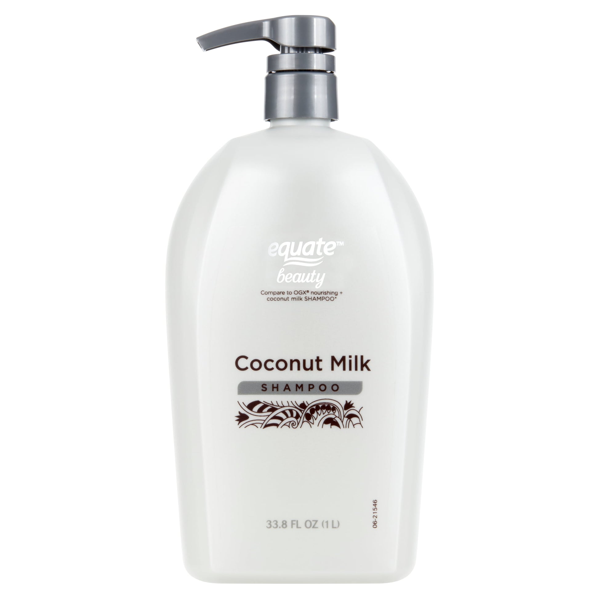 Equate Coconut Milk Moisturizing Shampoo – 33.8 fl oz, Nourishing Daily Hair Cleanser with Coconut Extract for Soft, Healthy Hair