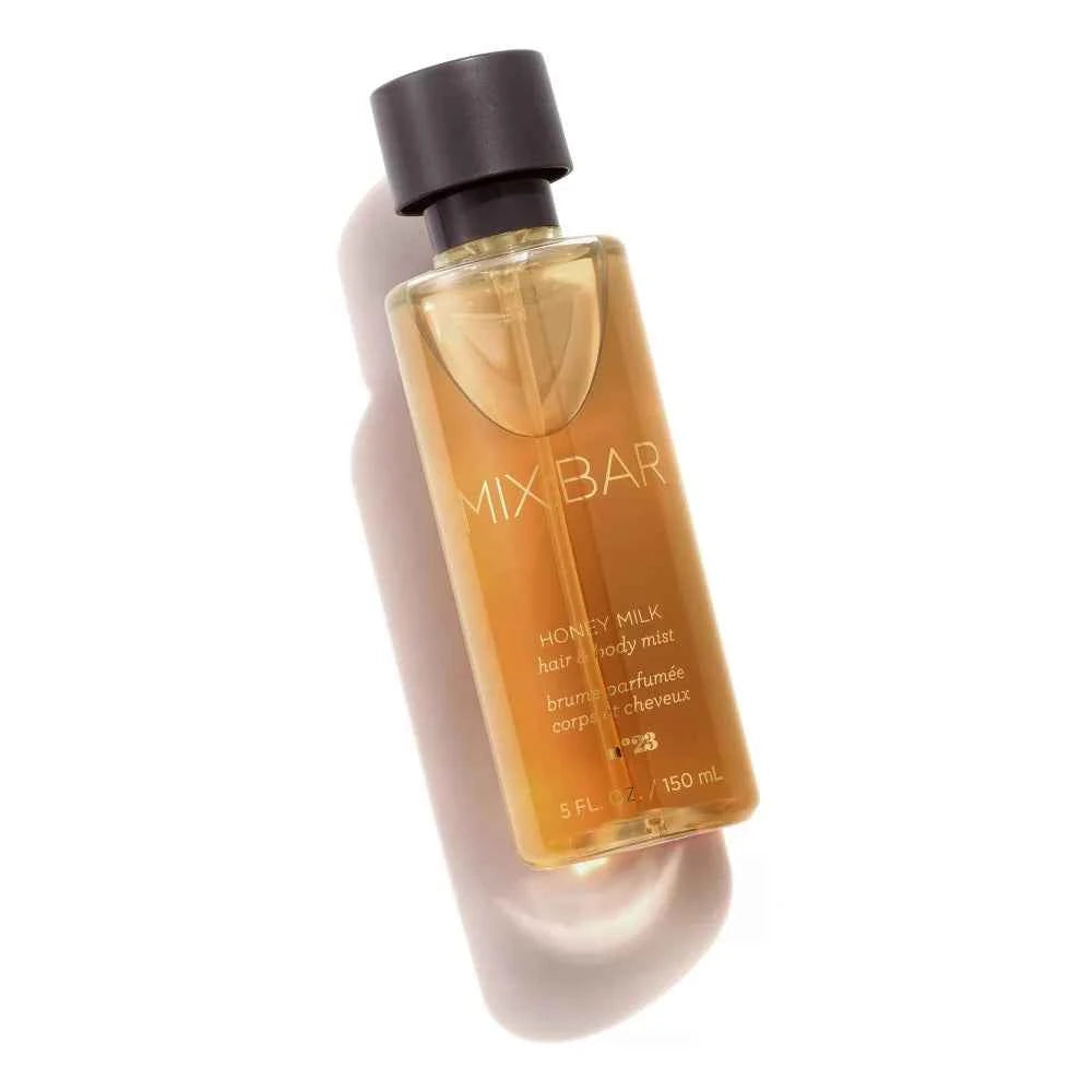 MIX:BAR Women's Hair & Body Mist – Honey Milk Scent, 5 fl oz, Long-Lasting Fragrance