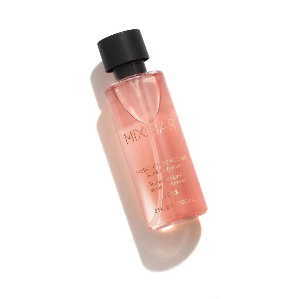 MIX:BAR Women's Hair & Body Mist – Passionfruit Nectar Scent, 5 fl oz, Long-Lasting Fragrance