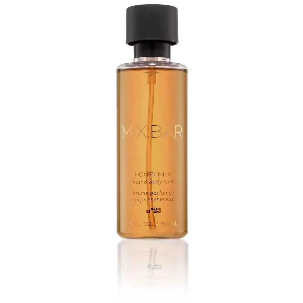MIX:BAR Women's Hair & Body Mist – Honey Milk Scent, 5 fl oz, Long-Lasting Fragrance