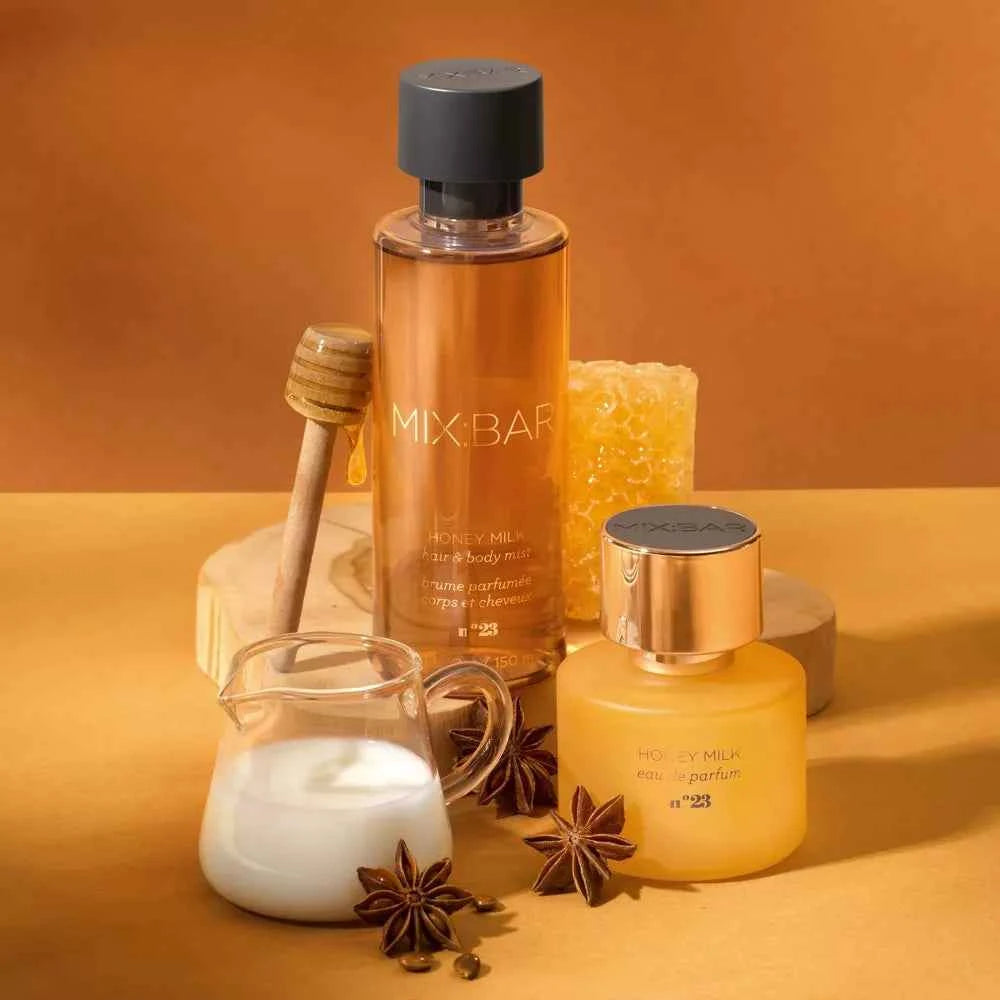 MIX:BAR Women's Hair & Body Mist – Honey Milk Scent, 5 fl oz, Long-Lasting Fragrance