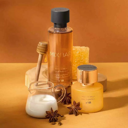 MIX:BAR Women's Hair & Body Mist – Honey Milk Scent, 5 fl oz, Long-Lasting Fragrance