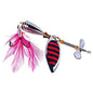 Premium Spinner Spoon Bass Lure – 10cm, 9.9g – Metal Sequins Bait with Feather Treble Hook for Pike, Carp, Lake & Sea Fishing
