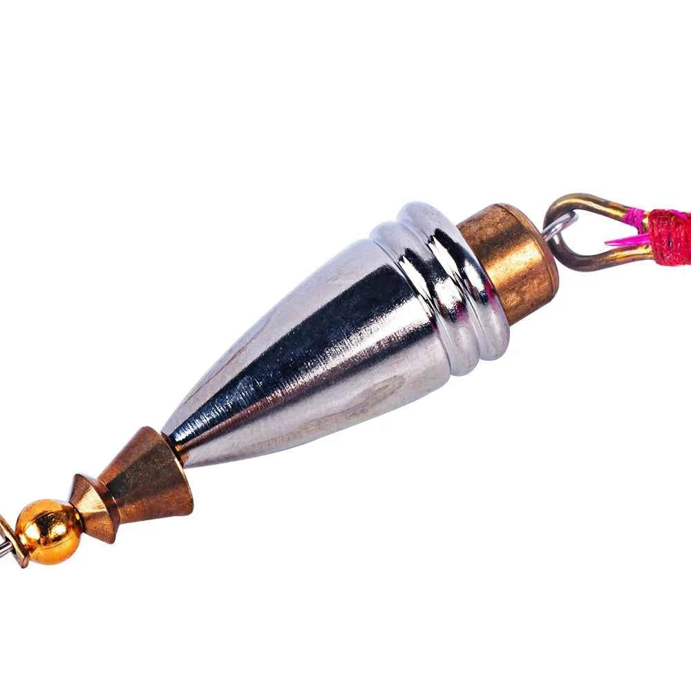 Premium Spinner Spoon Bass Lure – 10cm, 9.9g – Metal Sequins Bait with Feather Treble Hook for Pike, Carp, Lake & Sea Fishing