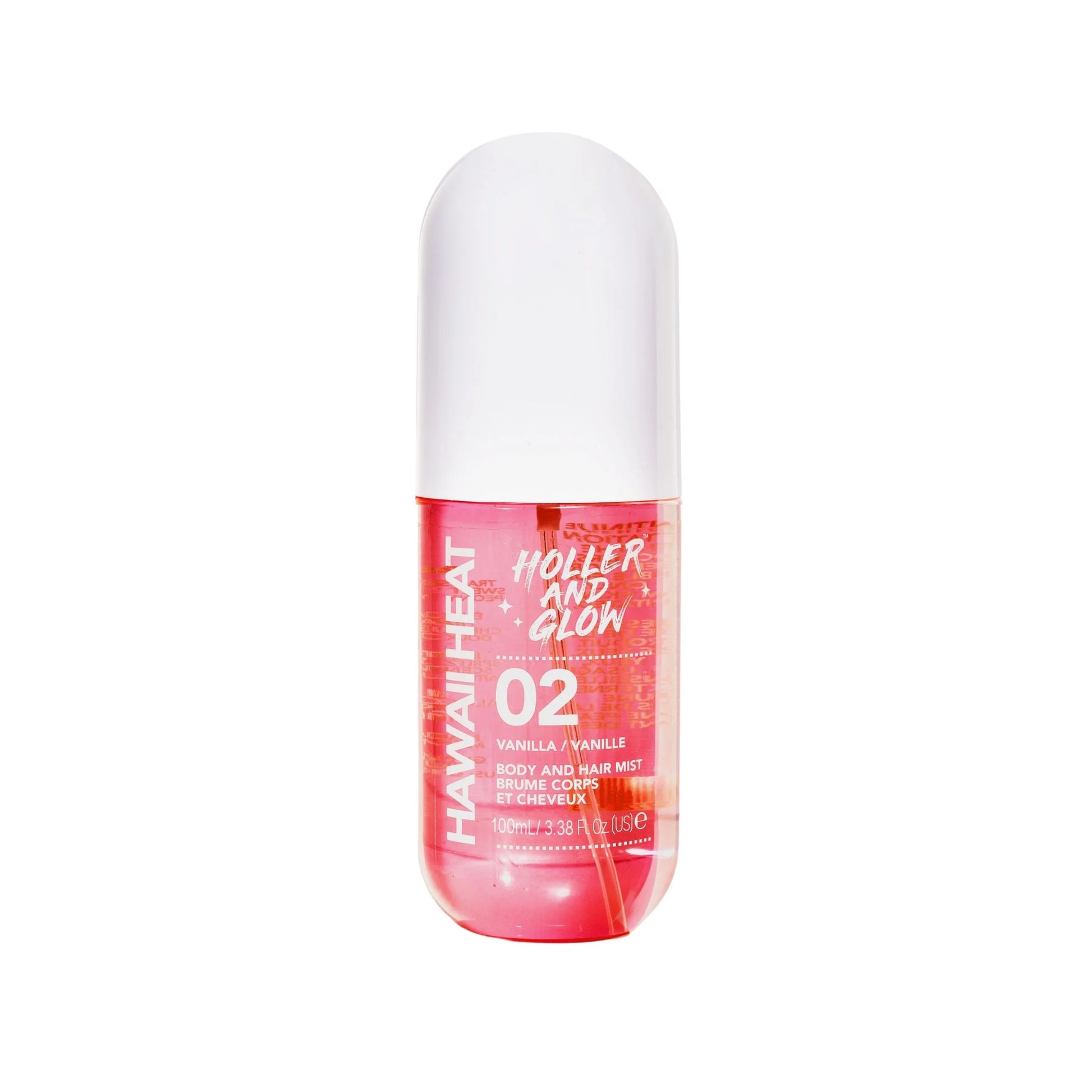 Holler and Glow Hawaii Heat Vanilla Body & Hair Mist – 3.38 fl oz Holler and Glow