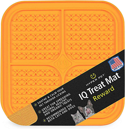 Hyper Pet IQ Treat Mat – Reward Lick Mat for Dogs & Cats (Slow Feeder & Enrichment)
