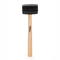 Hyper Tough 16 oz Rubber Mallet with Hardwood Handle | Non-Marring Soft-Face Hammer