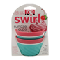 Joie Swirl Sundae Cup 2-Pack – Reusable Ice Cream Dessert Cups Joie