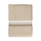 Mainstays Basic Bath Towel – Soft 100% Cotton, Highly Absorbent Striped Design – Everyday Comfort & Style