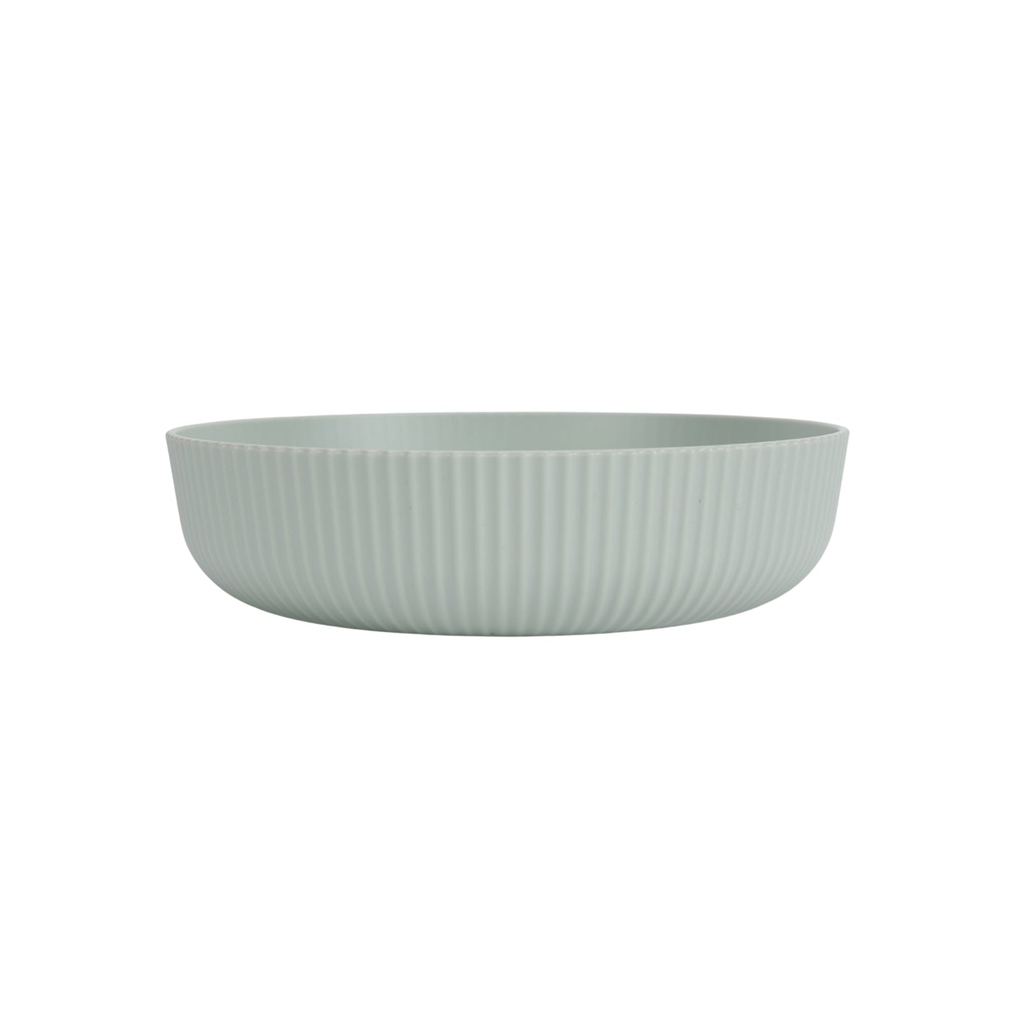 Green Eco-Friendly Recycled Plastic Dinner Bowl – 43-Ounce – Durable & Reusable for Indoor & Outdoor Dining