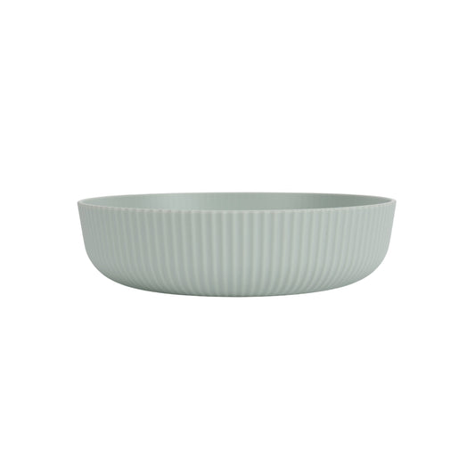 Green Eco-Friendly Recycled Plastic Dinner Bowl – 43-Ounce – Durable & Reusable for Indoor & Outdoor Dining