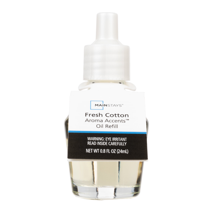 Mainstays Fresh Cotton Aroma Accents oil refill bottle