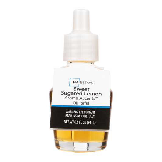 Bottle of Sweet Sugared Lemon Aroma Accents oil refill 