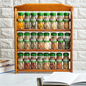McCormick Gourment 3-Tier Solid Wood Wall Spice Rack – Brown Shelf McCormick