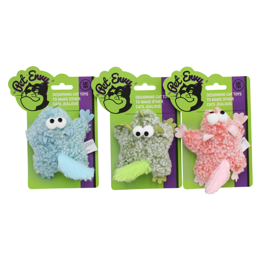 Multipet Pet Envy Squirrel Catnip Cat Toy | Plush Cat Toy Multipet