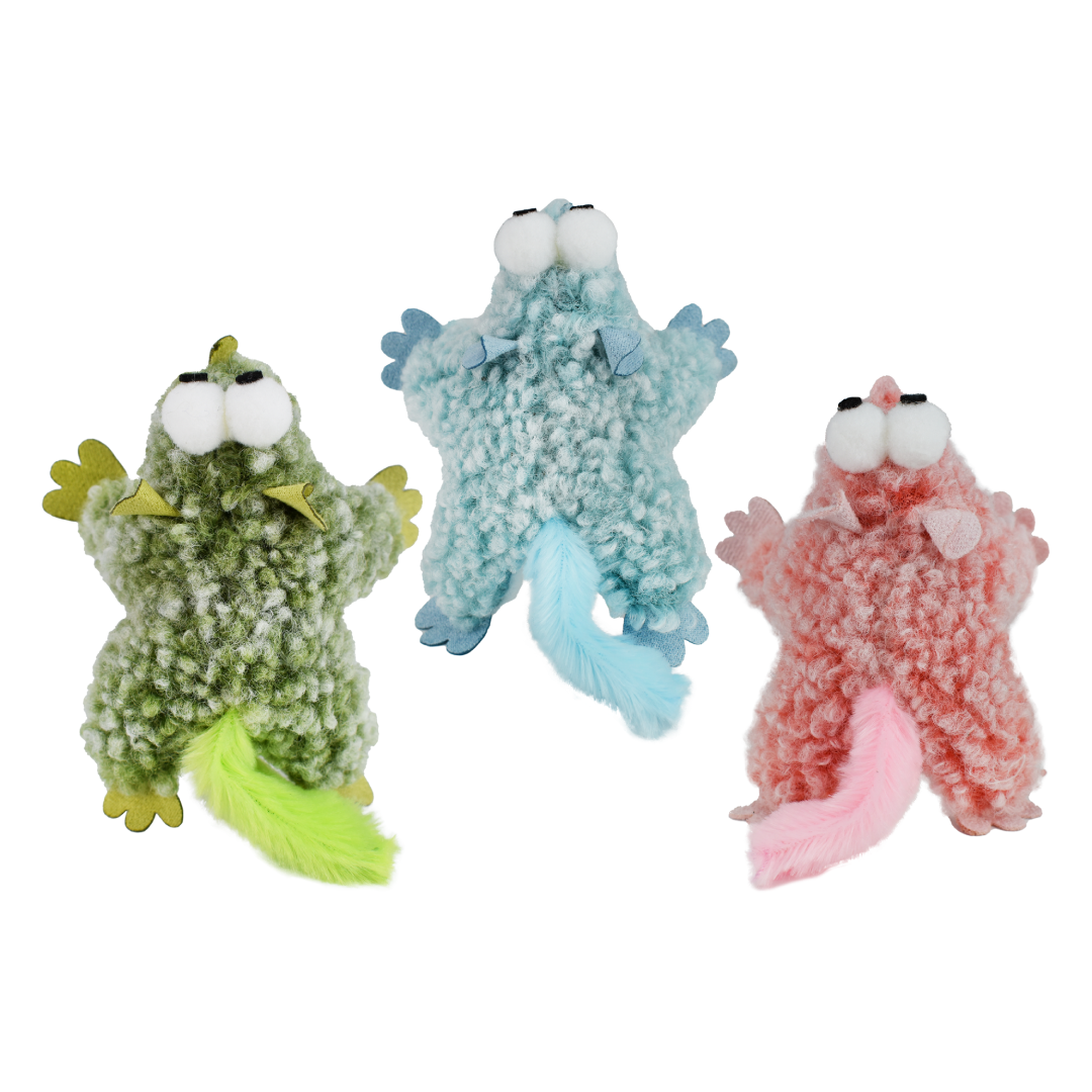 Multipet Pet Envy Squirrel Catnip Cat Toy | Plush Cat Toy Multipet