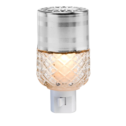 Partylite Silver SmartBlends Petite Electric Plug-In Fragrance Diffuser – Compact Aromatherapy Solution PartyLite