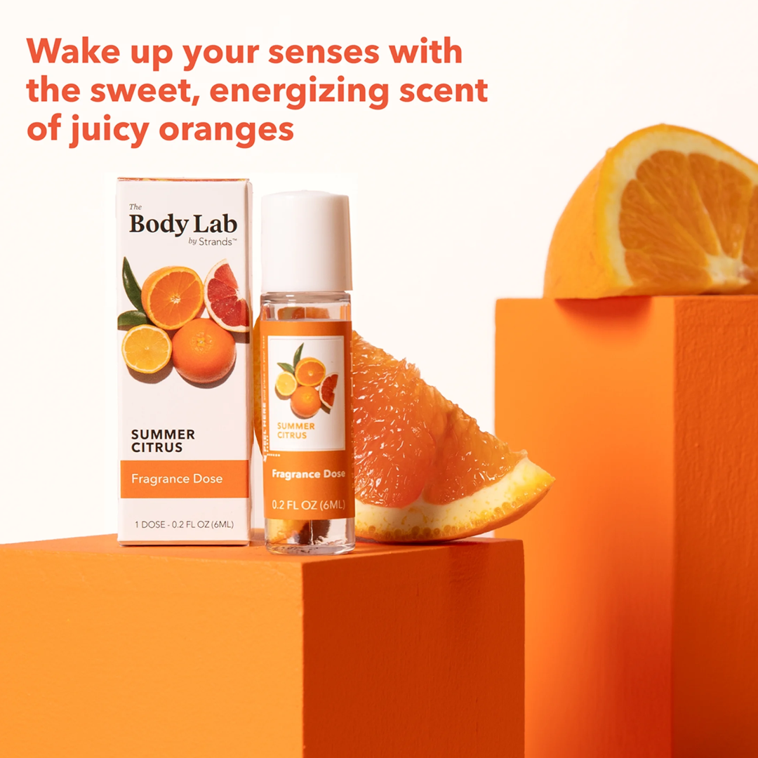 The Body Lab Fragrance Dose Summer Citrus – Fresh Citrus Scent 0.2 fl. oz The Body Lab