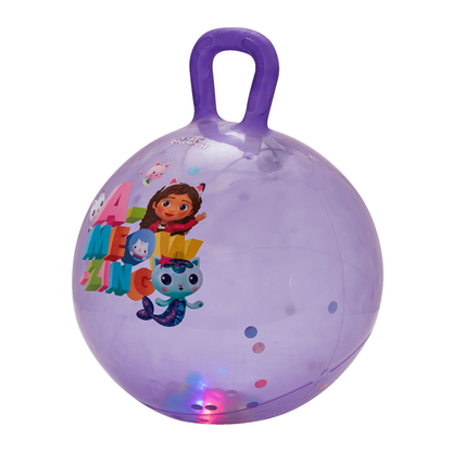 Gabby’s Dollhouse LED Hopper Ball by Flybar – Indoor & Outdoor Toy for Kids Ages 3+ Flybar