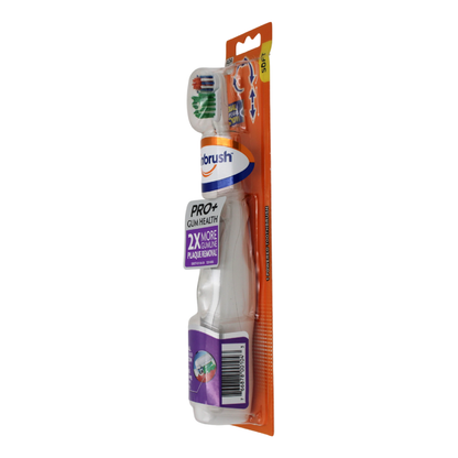 Arm & Hammer Spinbrush Pro+ Gum Health Dual Action Soft Powered Toothbrush Arm & Hammer