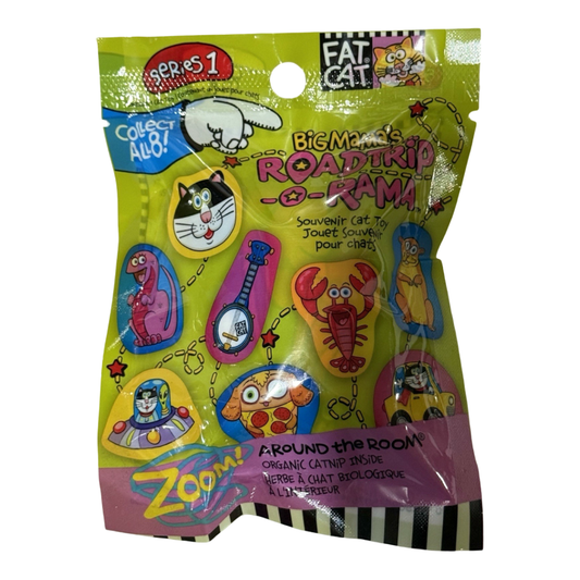 Fat Cat Big Mama’s Roadtrip‑O‑Rama Souvenir Cat Toy – Organic Catnip Fat Cat