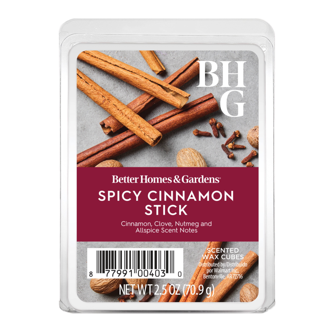 Spicy Cinnamon Stick Scented Wax Melts by Better Homes & Gardens - 2.5 oz (1-Pack)