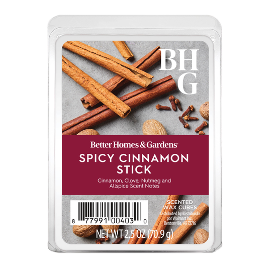 Spicy Cinnamon Stick Scented Wax Melts by Better Homes & Gardens - 2.5 oz (1-Pack)