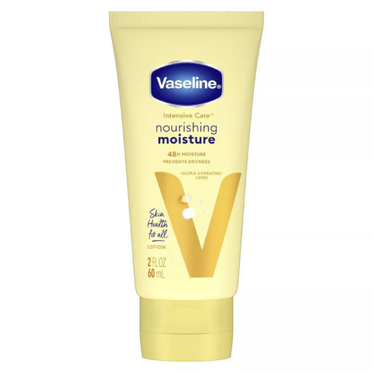 Vaseline Intensive Care Moisturizing Body Lotion with Oat Extract, Travel Size 2 fl oz – Nourishing Hydration for Dry Skin Vaseline
