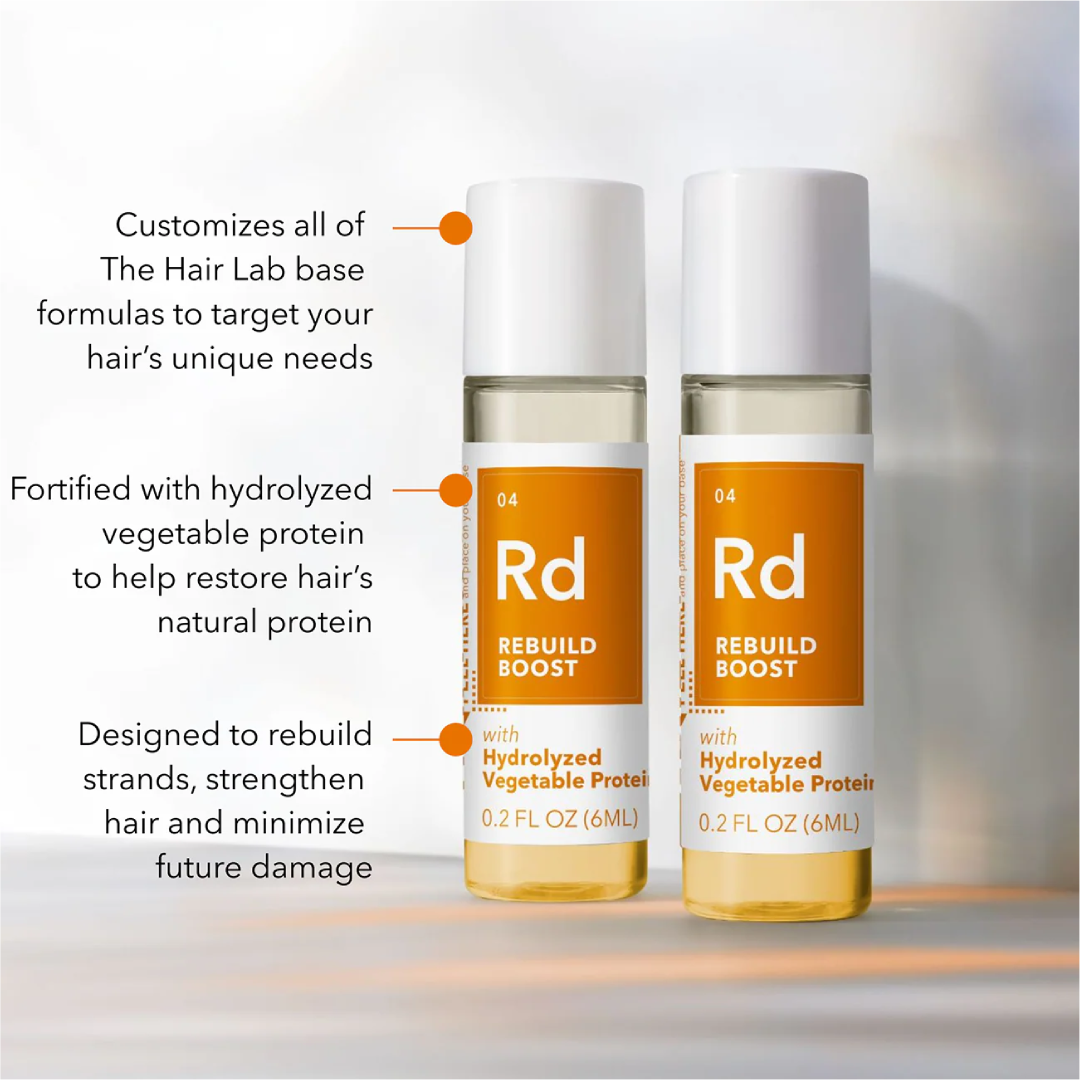 The Hair Lab Rebuild Boost Dose Set 2 x 0.2 oz | Hair Repair Treatment The Hair Lab