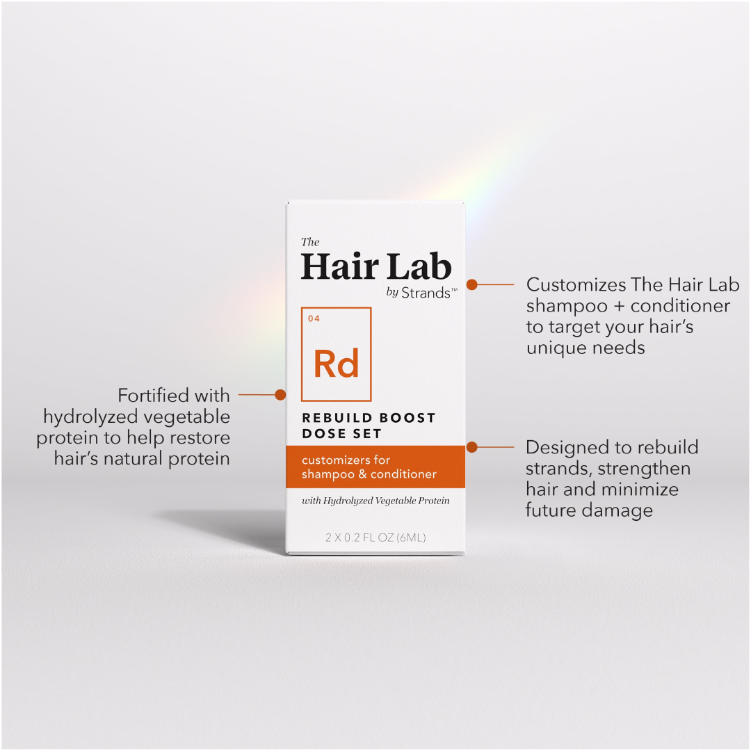 The Hair Lab Rebuild Boost Dose Set 2x0.2 oz Strengthening Treatment The Hair Lab
