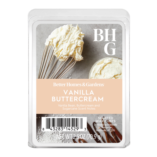 Vanilla Buttercream Scented Wax Melts by Better Homes & Gardens - 2.5 oz (1-Pack)
