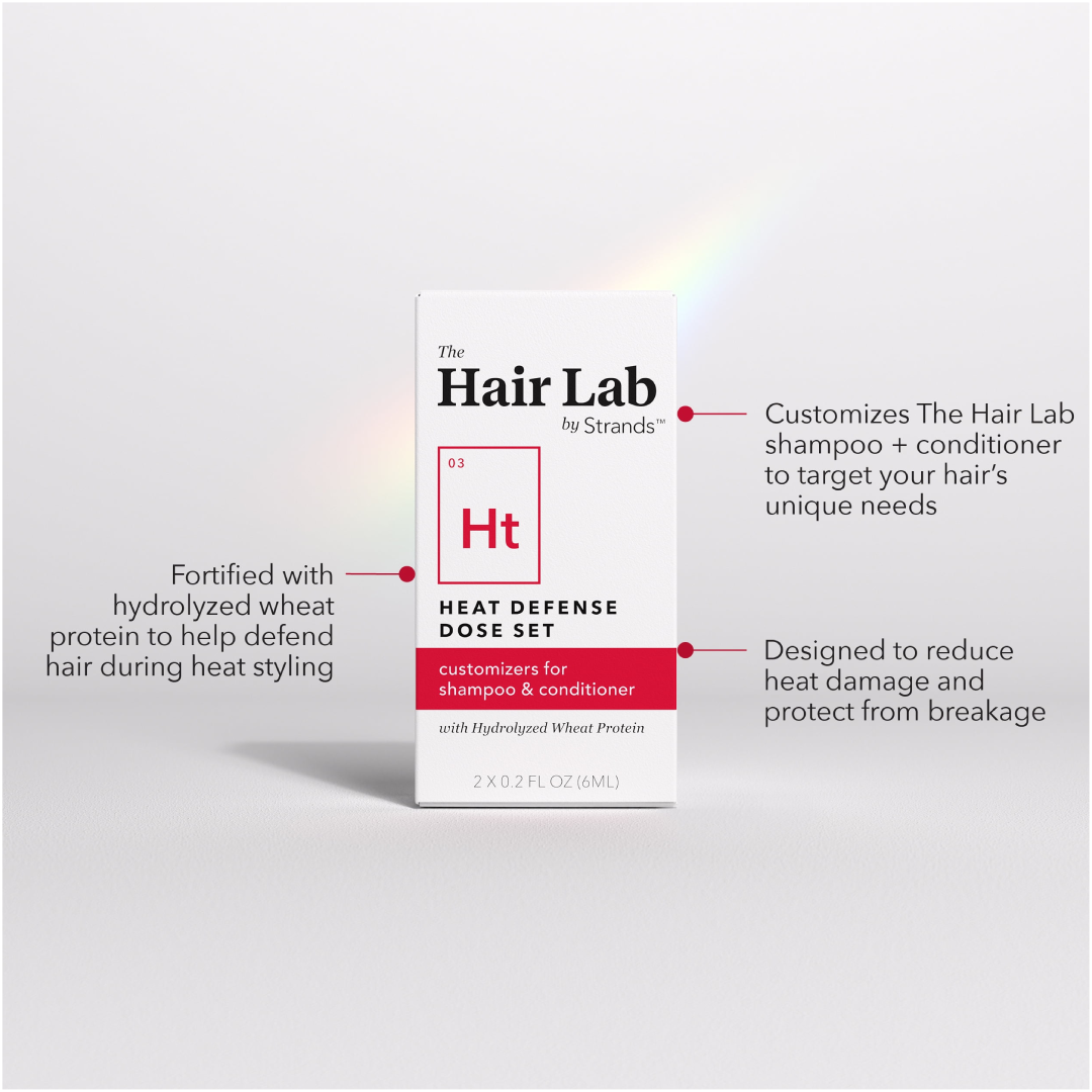 The Hair Lab Heat Defense Dose Set 2x0.2 oz | Hair Heat Protect The Hair Lab
