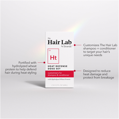 The Hair Lab Heat Defense Dose Set 2x0.2 oz | Hair Heat Protect The Hair Lab
