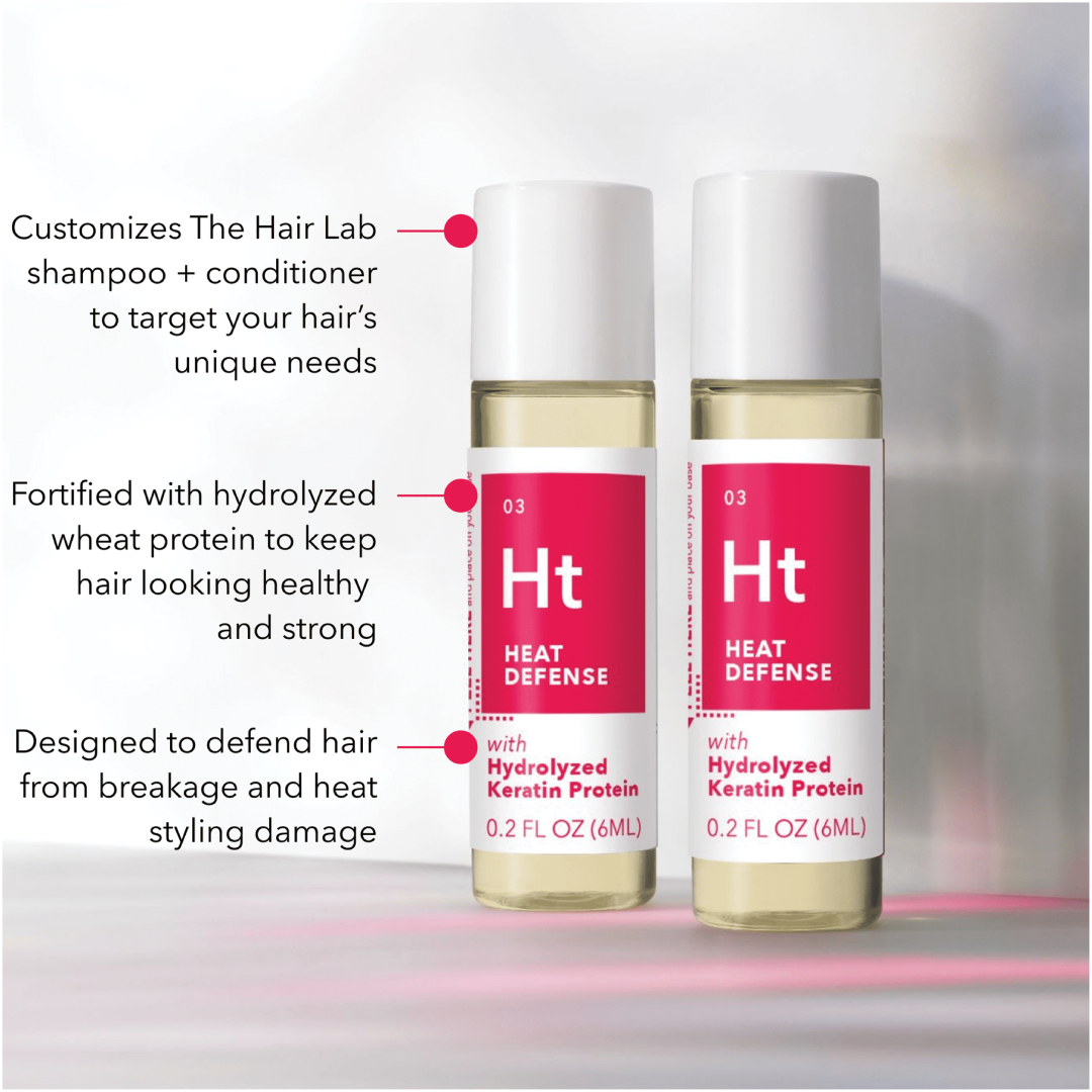 The Hair Lab Heat Defense Dose Set 2 x 0.2 oz | Heat Protect Hair Serum The Hair Lab