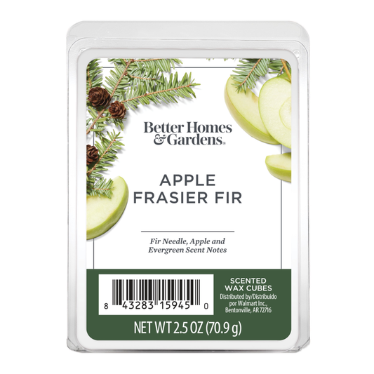 Apple Fraser Fir Scented Wax Melts by Better Homes & Gardens - 2.5 oz (1-Pack)