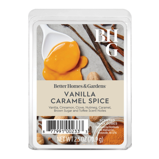 Vanilla Caramel Spice Scented Wax Melts by Better Homes & Gardens - 2.5 oz (1-Pack)
