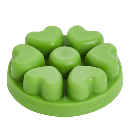 PartyLite Garden Mint Scent Plus Heart Wax Melts 3.2 oz Premium Home Fragrance Wax Cubes for Warmers Fresh Herbal Long Lasting Aroma PartyLite
