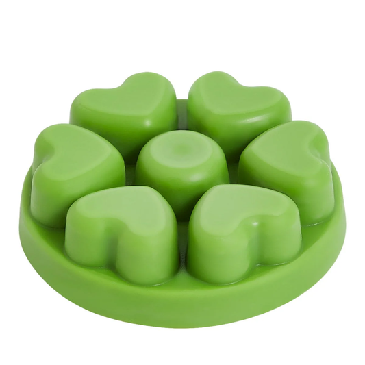 PartyLite Garden Mint Scent Plus Heart Wax Melts 3.2 oz Premium Home Fragrance Wax Cubes for Warmers Fresh Herbal Long Lasting Aroma PartyLite