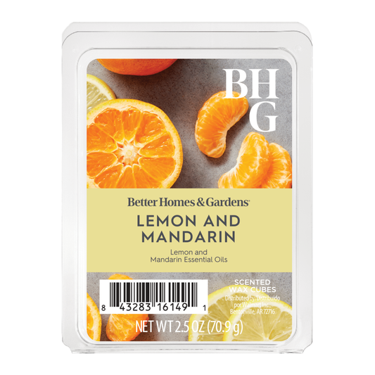 Lemon & Mandarin Scented Wax Melts by Better Homes & Gardens - 2.5 oz (1-Pack)