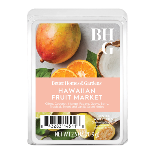 Hawaiian Fruit Market Scented Wax Melts by Better Homes & Gardens - 2.5 oz (1-Pack)