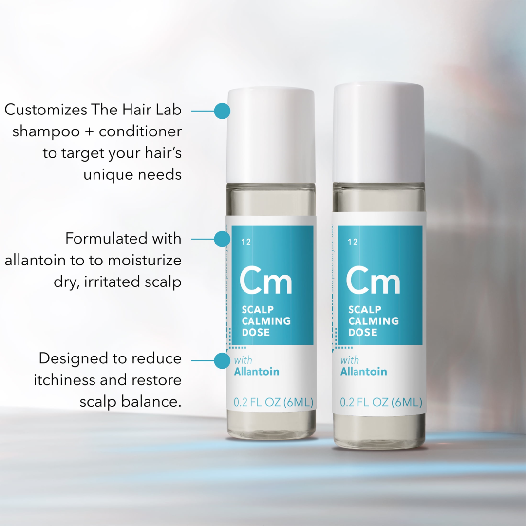 The Hair Lab Scalp Calming Custom Shampoo and Conditioner Dose Set with Allantoin – 2 x 0.2 oz. The Hair Lab
