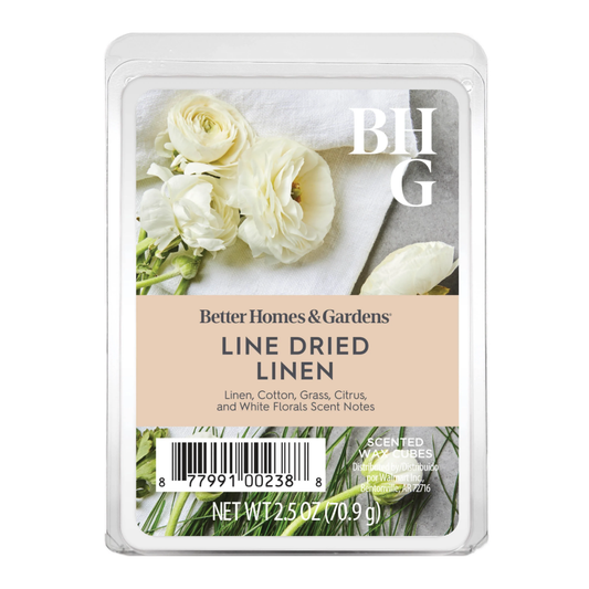 Line-Dried Linen Scented Wax Melts by Better Homes & Gardens - 2.5 oz (1-Pack)