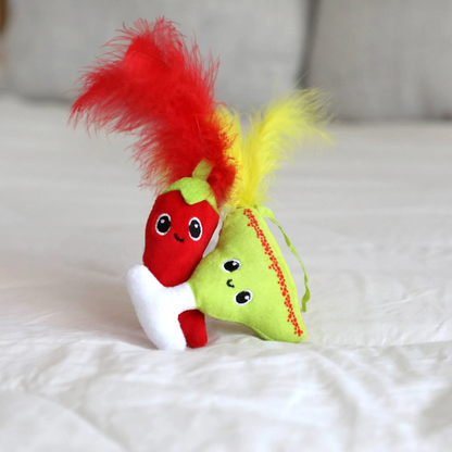 Quirky Kitty Spicy Meowgarita Cat Toy 2-Pack | Plush Interactive Cat Toys Quirky Kitty