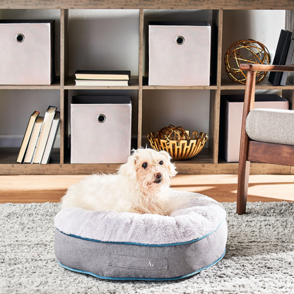 Allswell Premium Round Pet Bed – Plush Comfort for Cats & Dogs