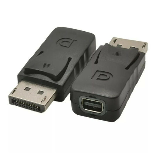 DisplayPort Male to Mini DP DisplayPort Female Convertor Adapter - High Quality Video Display Connector MegoDeals