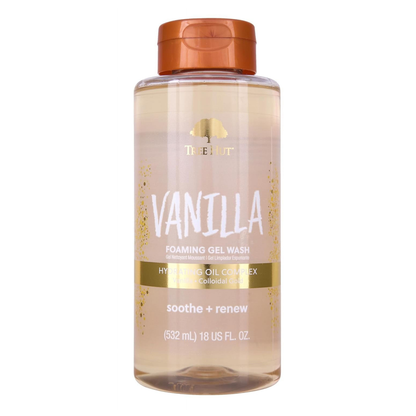 Tree Hut Vanilla Soothing Foaming Gel Body Wash – 18 fl oz – Ultra Hydrating & Calming