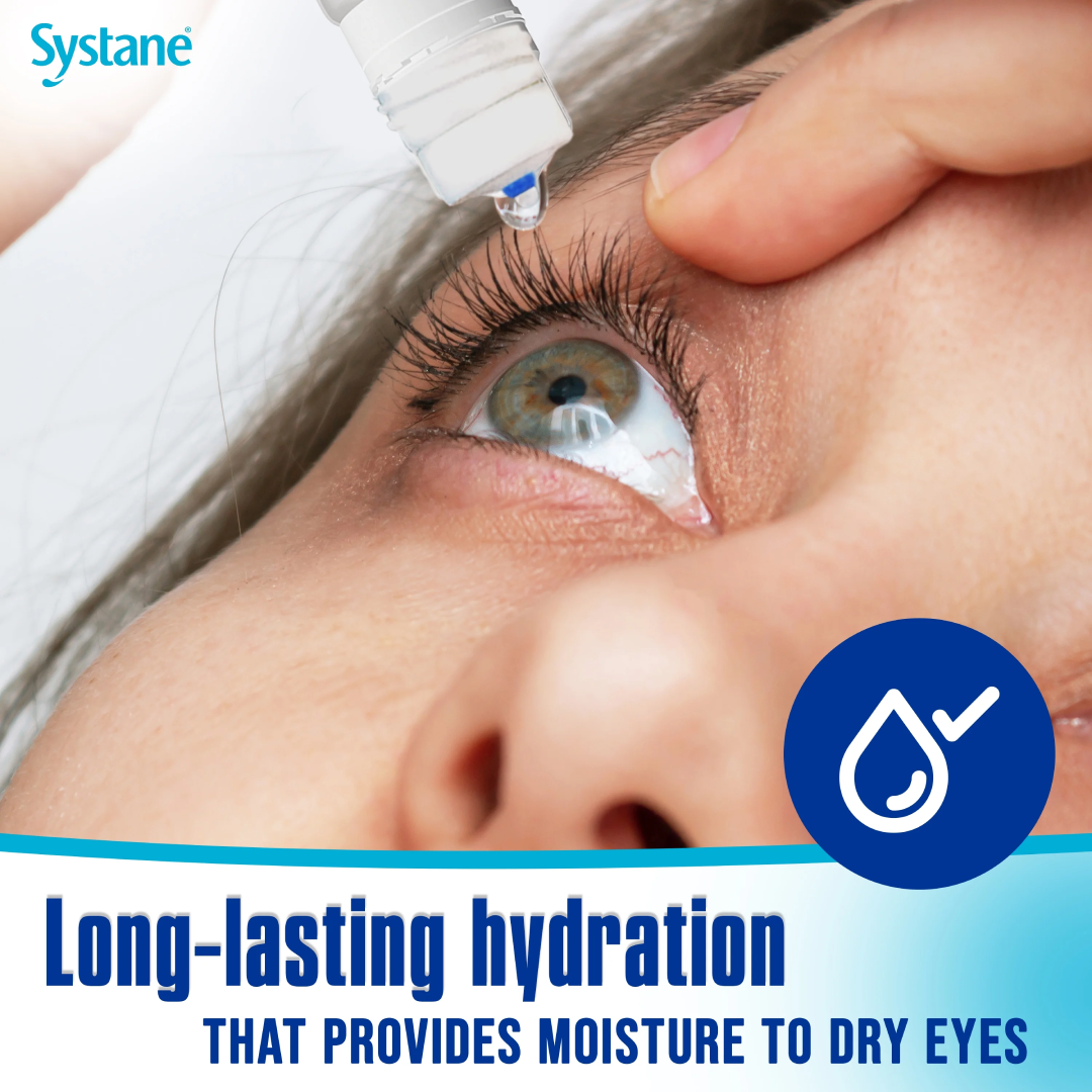 Systane Hydration Preservative Free Liquid Dry Eye Drops 10 ml | Daily Dry Eye Relief Systane